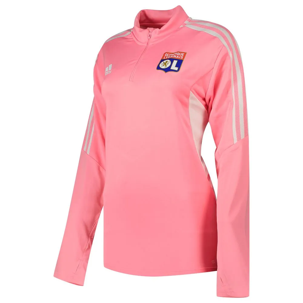 ADIDAS Olympique Lyon Training 22/23 Sweatshirt Training 2 ADIDAS Olympique Lyon Training 22/23 Sweatshirt Training - Image 2