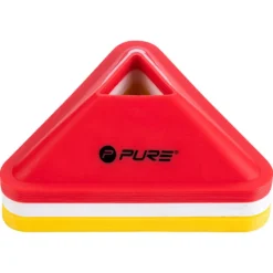 PURE2IMPROVE Triangle Low Training Cones 6 Units -Sports Gear Shop pure2improve triangle low training cones 6 units 2