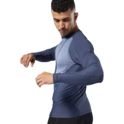 Reebok One Series Training Compression Printed Long Sleeve T-Shirt -Sports Gear Shop reebok one series training compression printed long sleeve t shirt 2