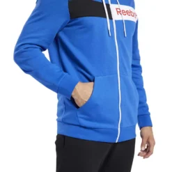 Reebok Training Essentials Linear Logo Full Zip Sweatshirt -Sports Gear Shop reebok training essentials linear logo full zip sweatshirt 6