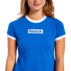 Reebok Training Essentials Linear Logo Slim Short Sleeve T-Shirt -Sports Gear Shop reebok training essentials linear logo slim short sleeve t shirt 4