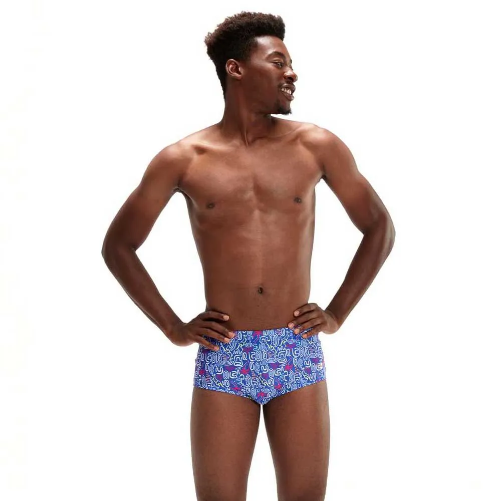 Speedo 17 Cm Club Training Allover Swimming Brief 1 Speedo 17 Cm Club Training Allover Swimming Brief