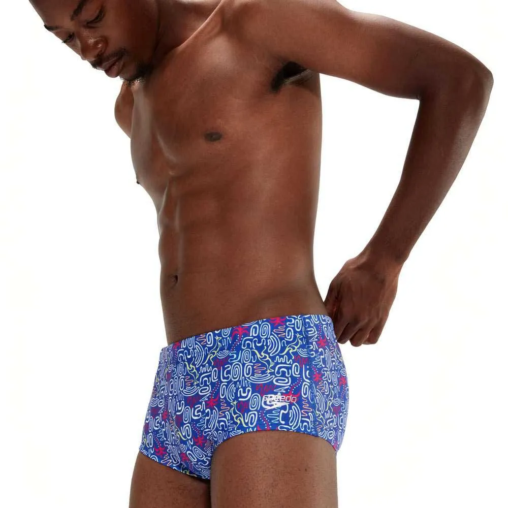 Speedo 17 Cm Club Training Allover Swimming Brief 5 Speedo 17 Cm Club Training Allover Swimming Brief - Image 5