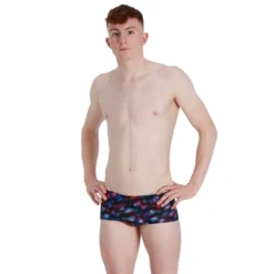 Speedo Kaleidoscope V 17cm Club Training Allover Swimming Brief