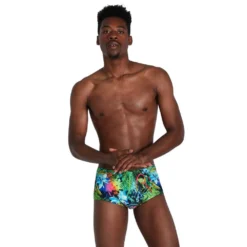 Speedo Lucid Jungle 17cm Club Training Allover Swimming Brief